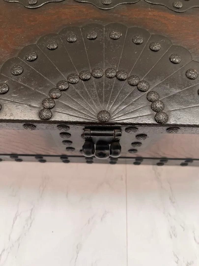 【新品】木製　欅材　千両箱　銭函　古民具　アンティーク