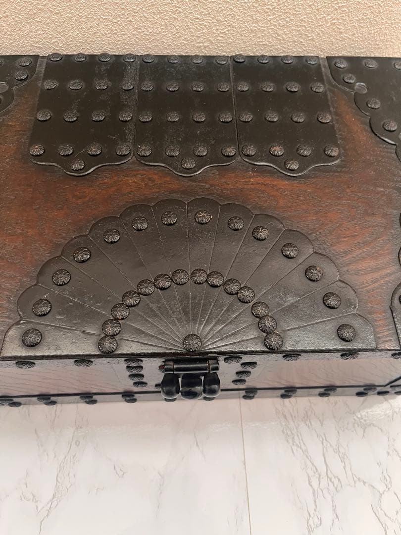 【新品】木製　欅材　千両箱　銭函　古民具　アンティーク