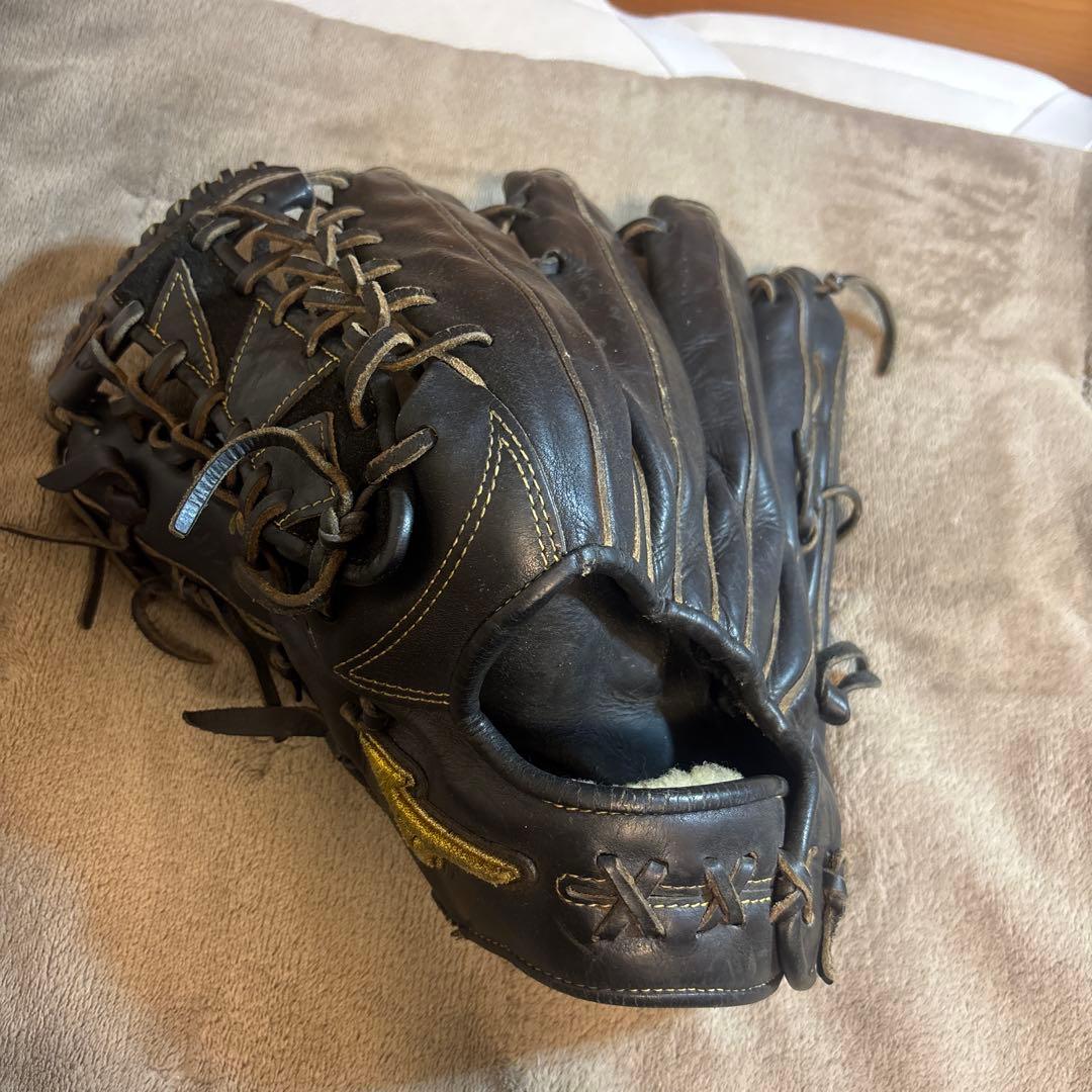 Mizuno 硬式グローブ ブラック 左投用