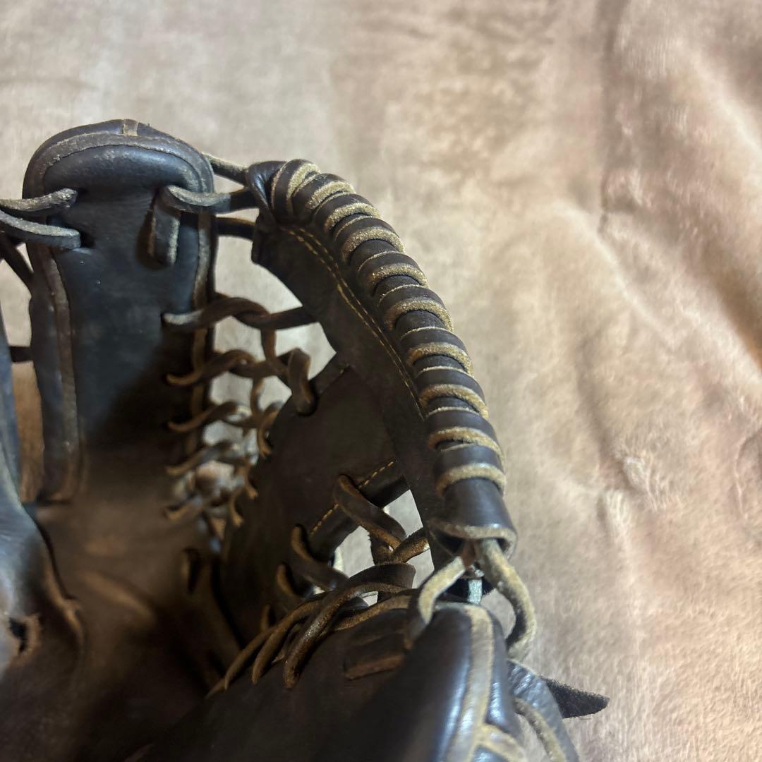 Mizuno 硬式グローブ ブラック 左投用