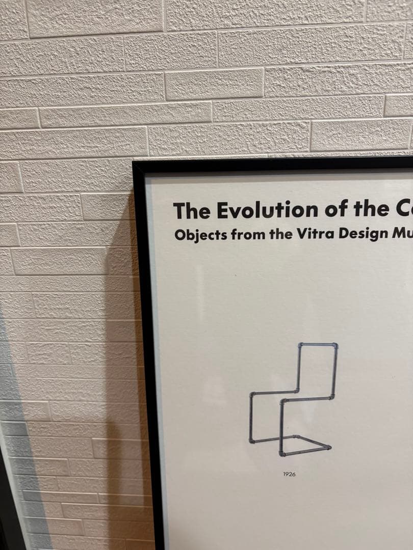 ヴィトラ Vitra 非売品ポスター アルミフレーム付き