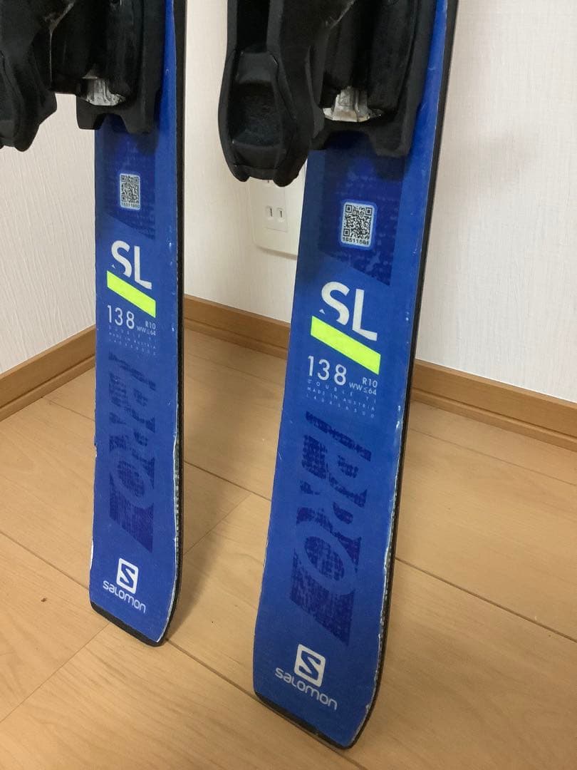 サロモンスキー板 S/RACE 138㎝ ラングブーツ23㎝