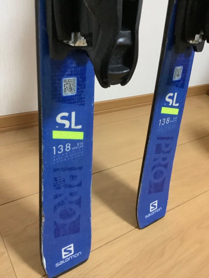 サロモンスキー板 S/RACE 138㎝ ラングブーツ23㎝