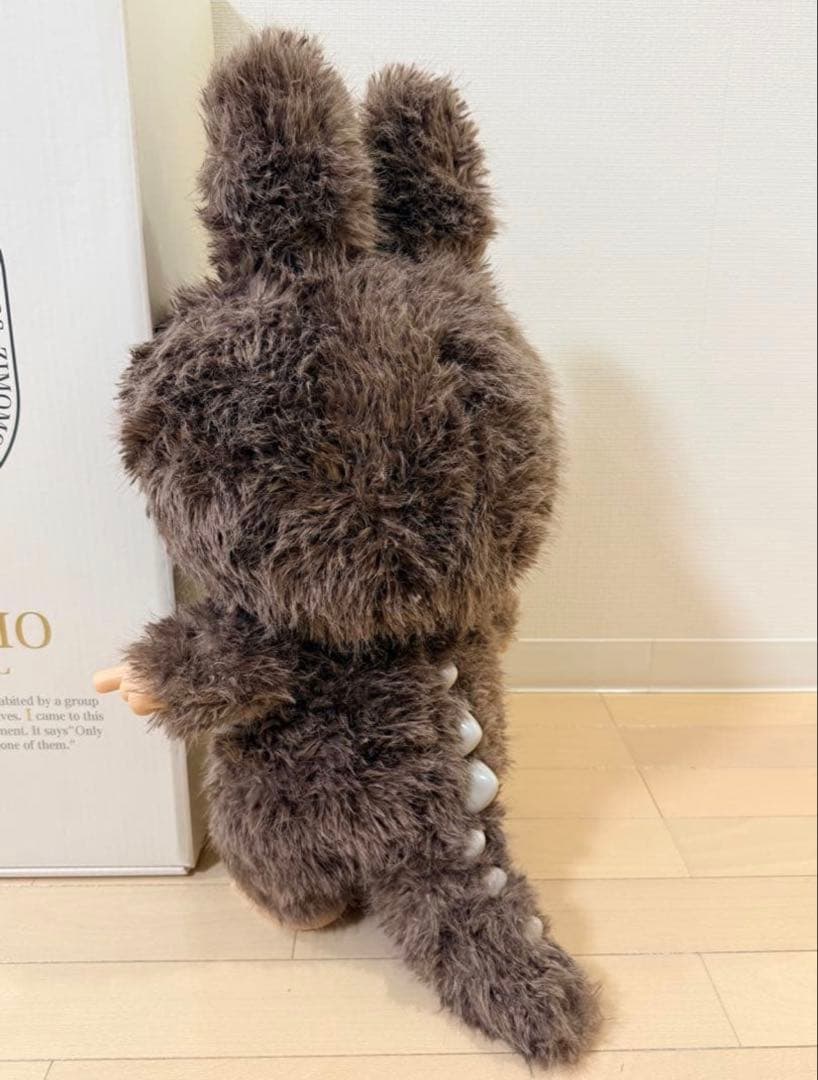 ZIMOMO 特大 58cm ジモモ　茶色　美品 ラブブ