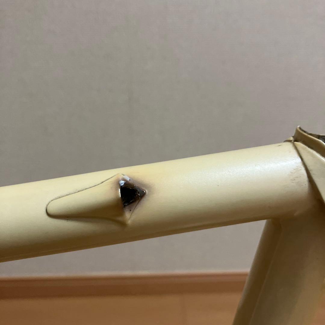 TOEI ランドナーフレーム　サイズ　530mm 色　パールホワイト