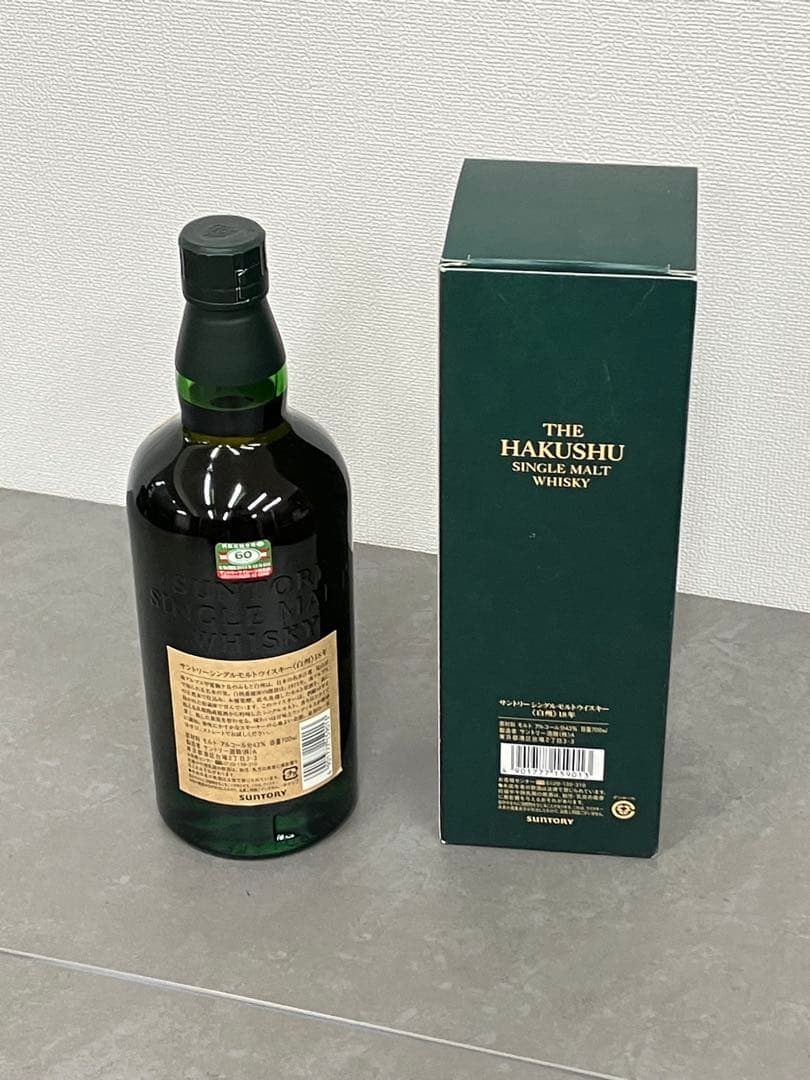 白州 18年 シングルモルトウイスキー 700ml 箱　　旧ラベル　未開栓