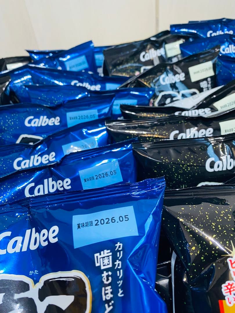 早い者勝ち　お得　Calbee 堅あげBIGブラックペッパー うすしお 36袋