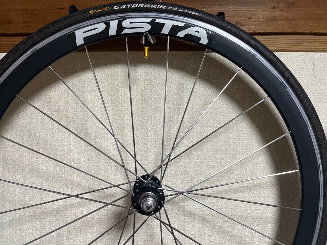 Campagnolo Pistaトラックホイールセット チューブラータイヤ付