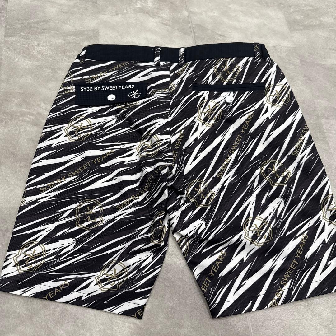 SY32 BY SWEET YEARS ジオメトリックショートパンツ