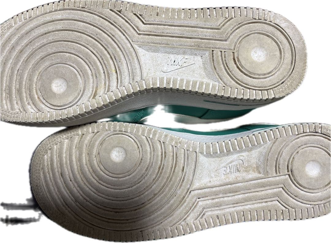 シューズ(男性用) NIKE AIRFORCE1 '07LV8 GREEN/WHITE US10.5