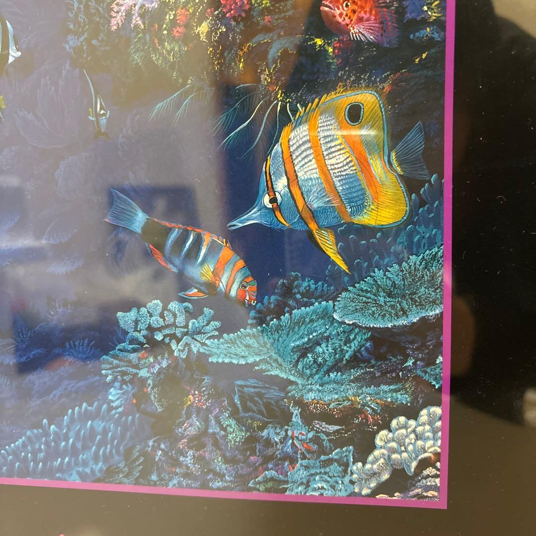 ラッセン　OUR WORLD マウイ　ハワイ　ポスター　額装　アート　絵画