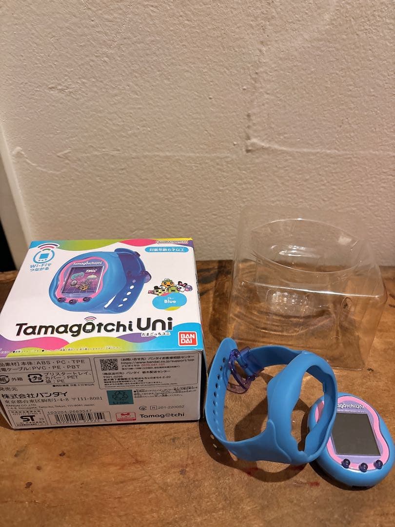 本日限り★Tamagotchi Uni blue たまごっち ユニ バンド付き
