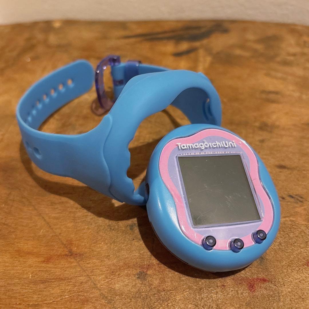 本日限り★Tamagotchi Uni blue たまごっち ユニ バンド付き