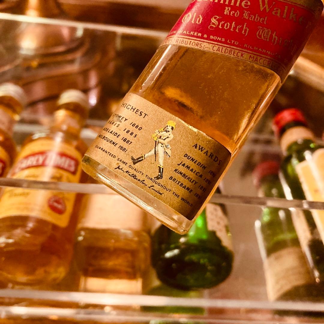 湯布院アンティーク '70 ミニボトル ウイスキー バーボン 未開栓 7本セット