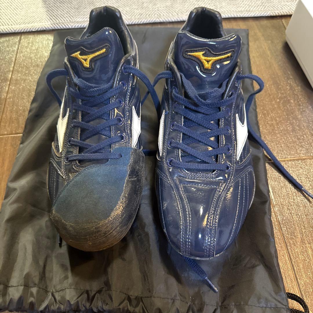 ミズノプロ　オーダースパイク ネイビー　ミズノ　MIZUNO 野球　スパイク