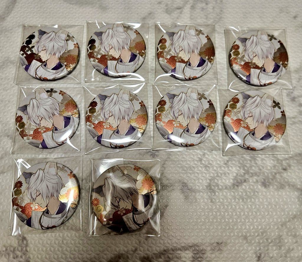 ツキウタ。缶バッジ 百鬼夜行 隼セット