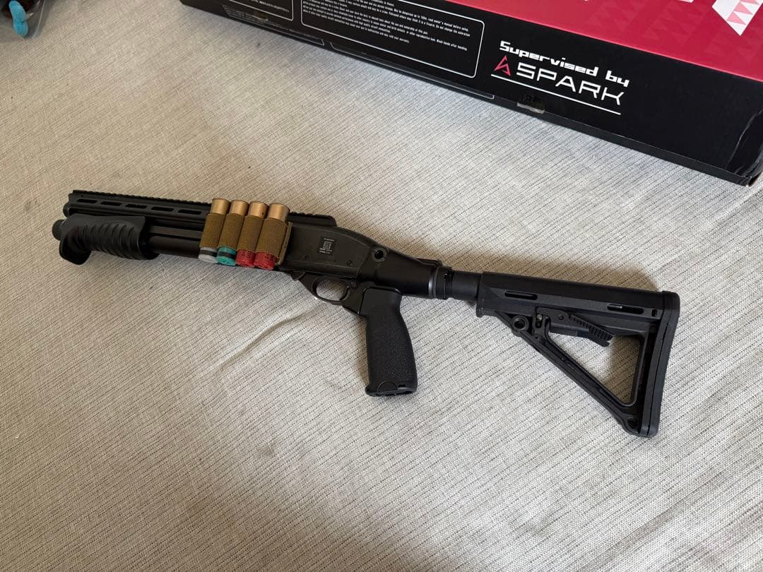 u*f様 東京マルイ　m870ブリーチャー　ストックカスタム