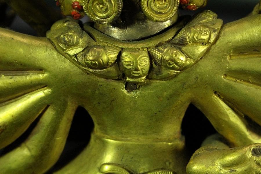 仏教美術 渡金 歓喜仏(K-A986)