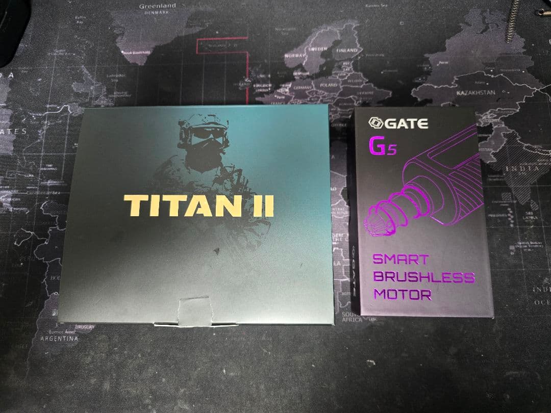 GATE TITAN 2 V2後方配線 & G5スマートブラシレスモーターセット