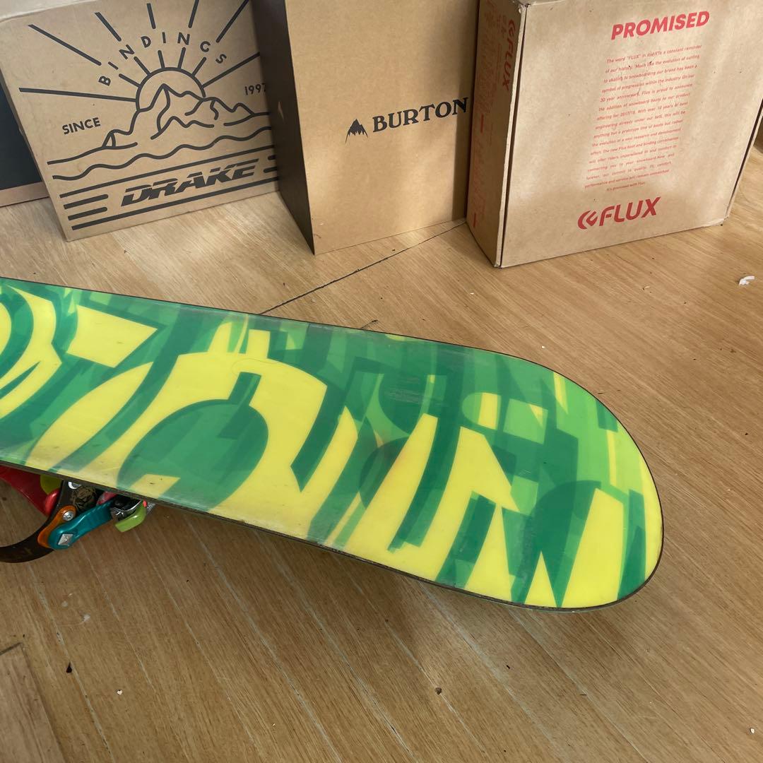 BURTON×RIDE　バートンスノーボードセット　ライド　バインディング付