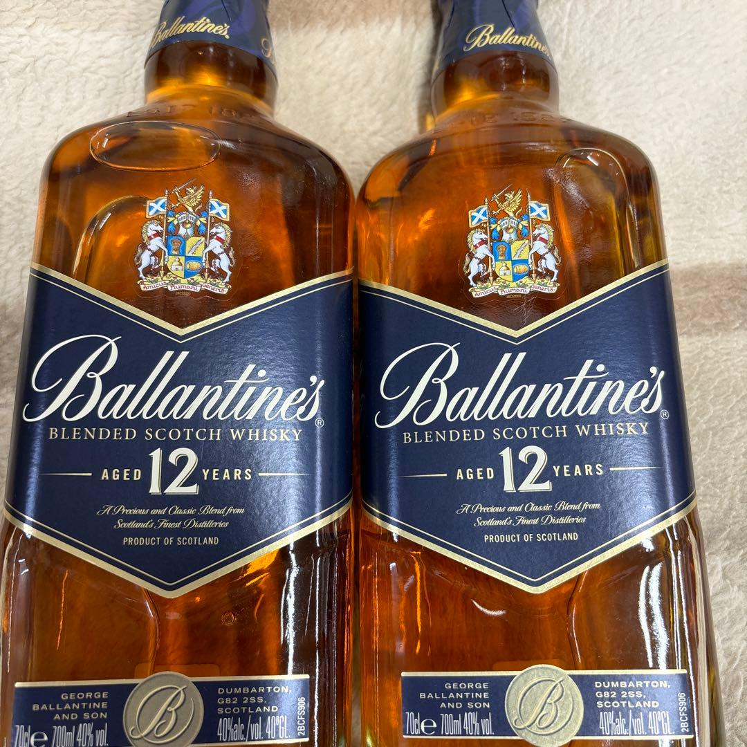 バランタイン　12年　700ミリ　２本