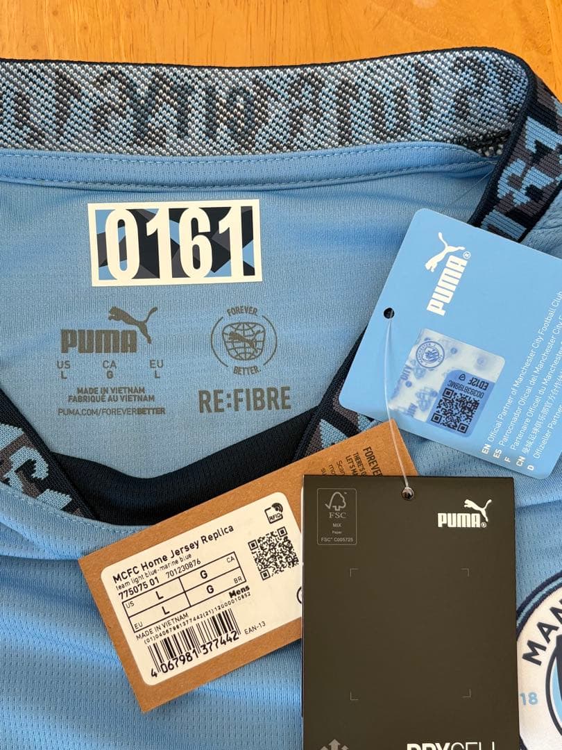 正規品 新品 マンチェスターシティ 24/25 デブライネ L