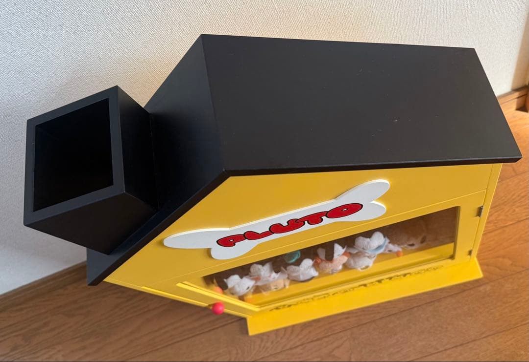 ディズニー　ベルメゾン　ツムツム　ぬいぐるみ収納ボックス　プルートの犬小屋