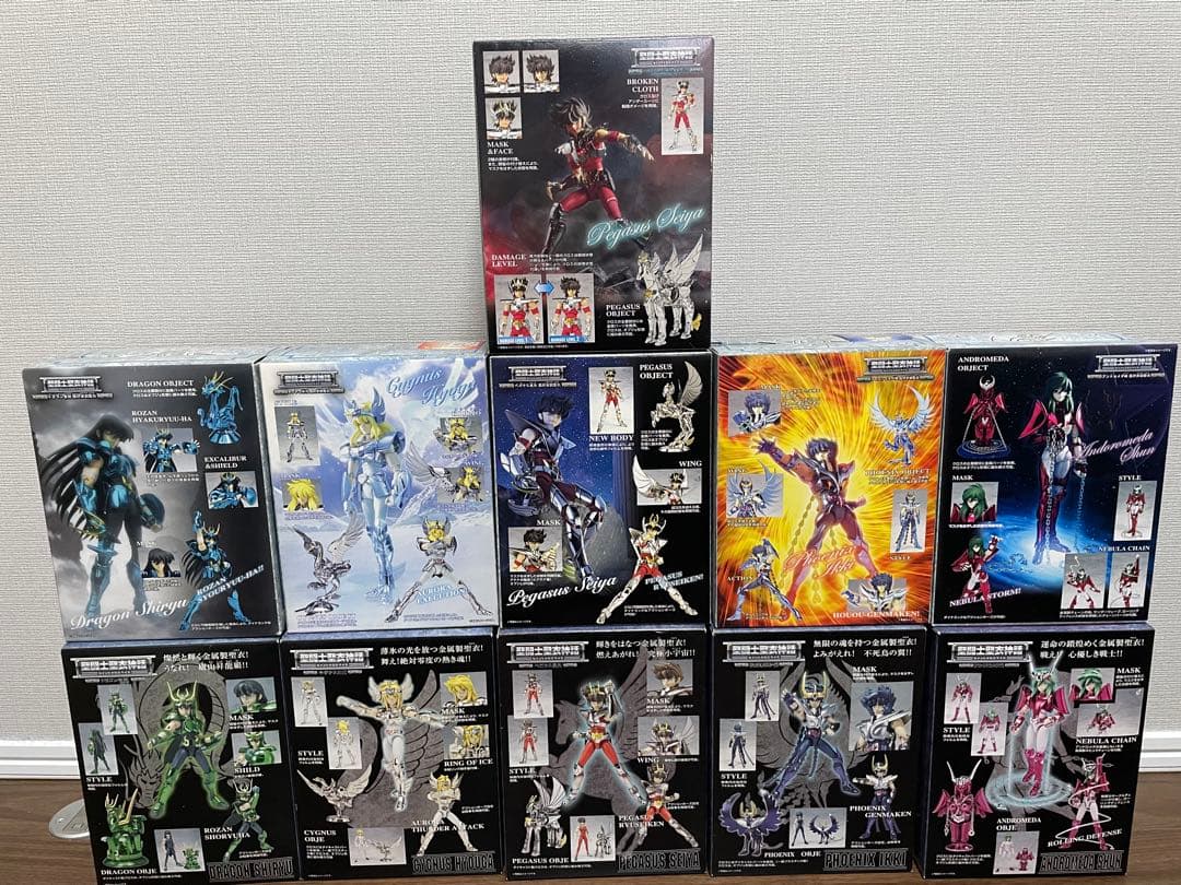 聖闘士星矢　新生&最終ブロンズフィギュアコンプリートセット＋応募者限定フィギュア