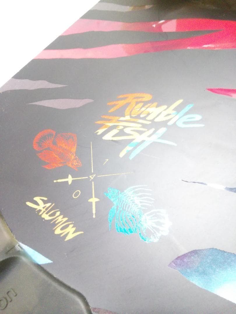 美品 サロモン ランブルフィッシュ140 リズム Mサイズ スノーボードセット