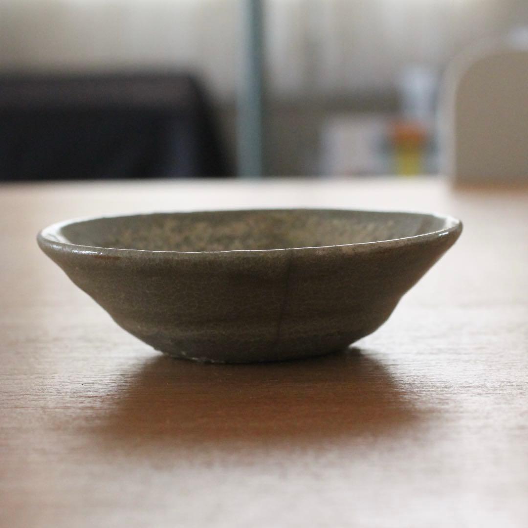 高麗青磁の小皿　骨董　古道具