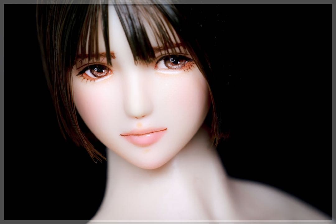 ♪♪ 1/6 　ドール カスタムドールヘッド　1738　栞瑠(しえる)　♪♪