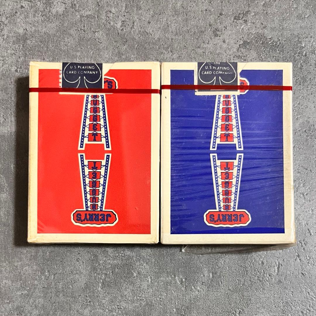 Jerry's nugget 赤青　本物 ジェリーズナゲット トランプ