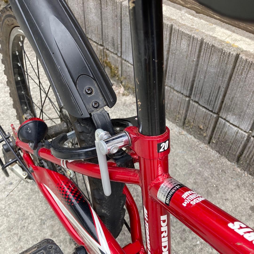 サイクルベースあさひ DRIDE ドライド　子供用自転車 赤　20インチ