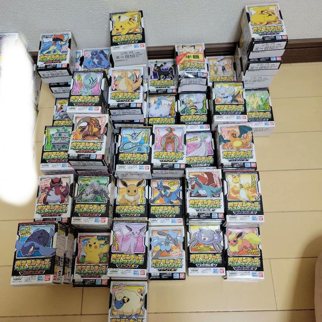 ポケモンキッズ 約337個 写真6枚分 フィギュア 未開封 未出し 大量 レア