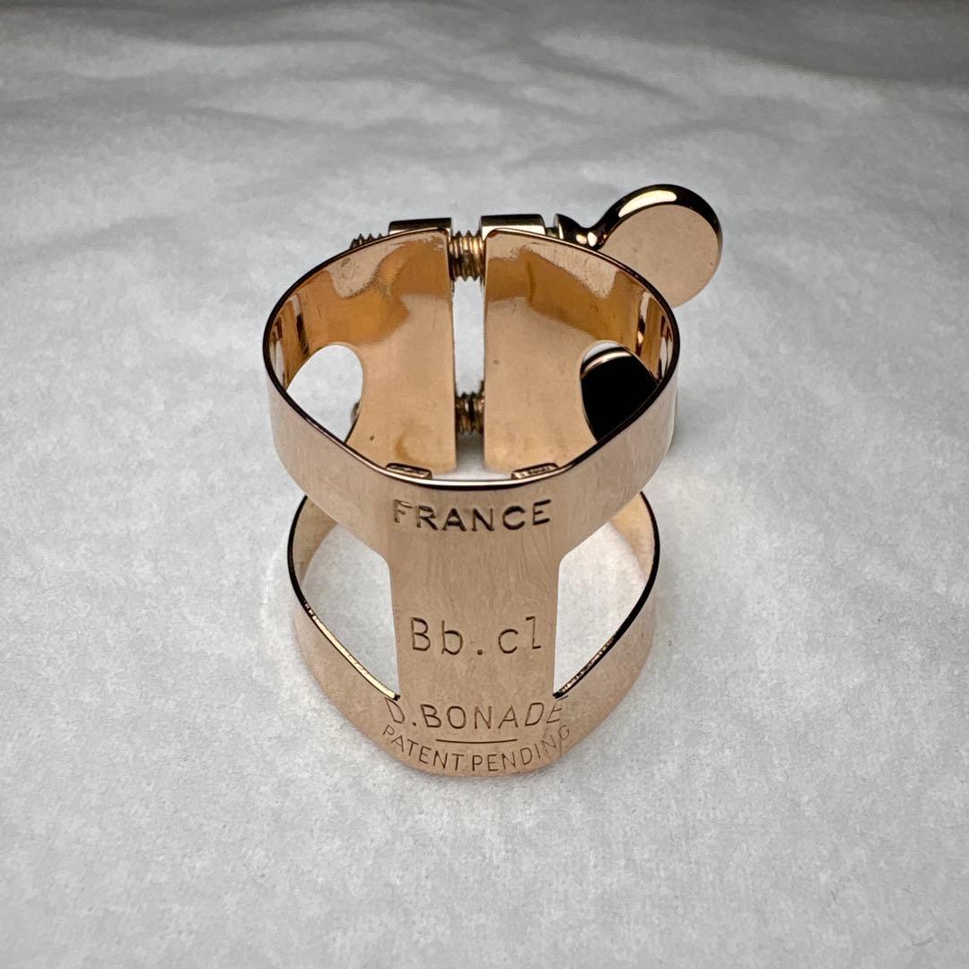 BUZZ B♭クラリネット リガチャー ピンクゴールド R キャップ付