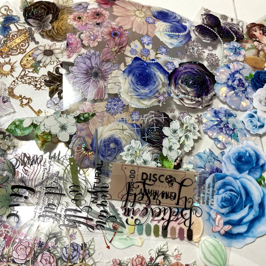 ⑧海外　PETテープ　切り売り　まとめて　コラージュケース付き　マスキングテープ