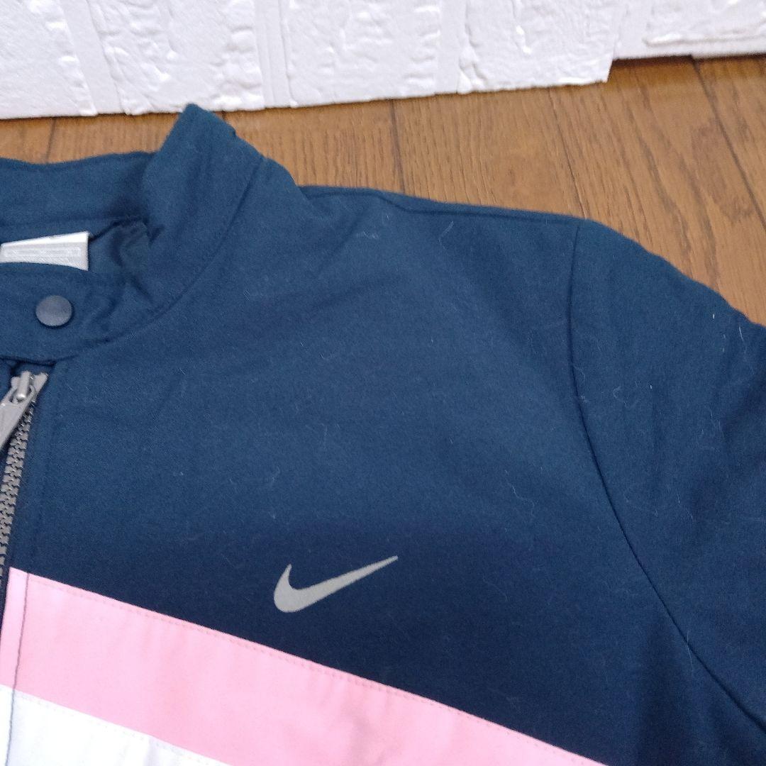 NIKE GOLF フルジップ ジャケット ネイビー ピンク　レディース M