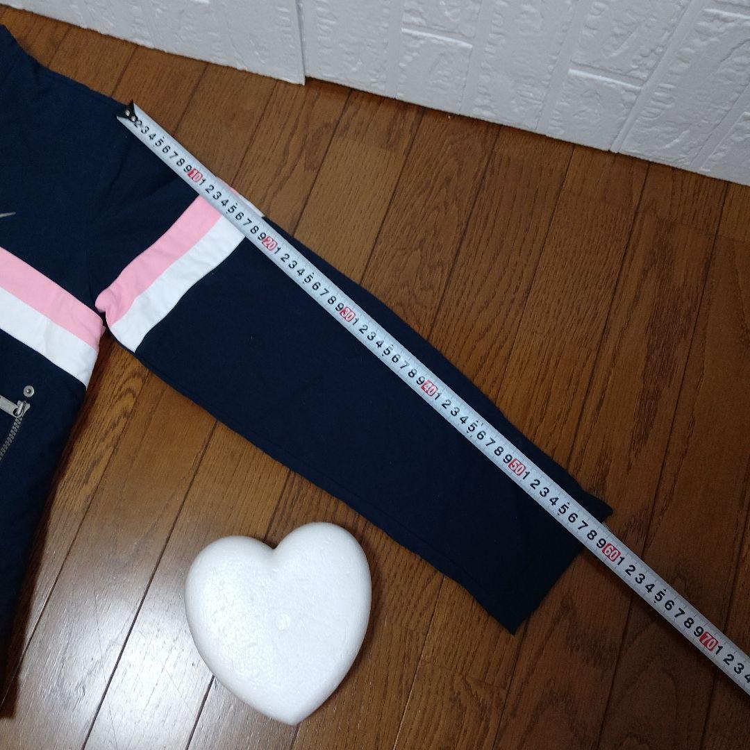NIKE GOLF フルジップ ジャケット ネイビー ピンク　レディース M
