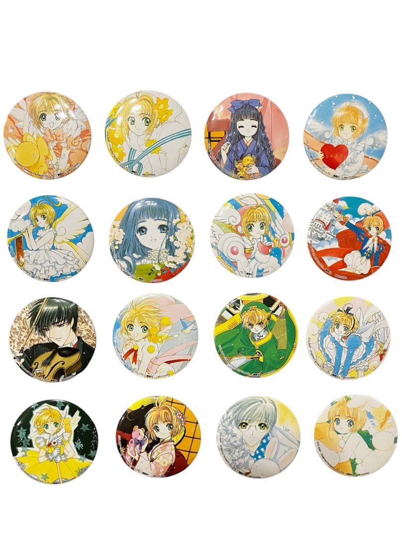 カードキャプターさくら　缶バッチ　16種