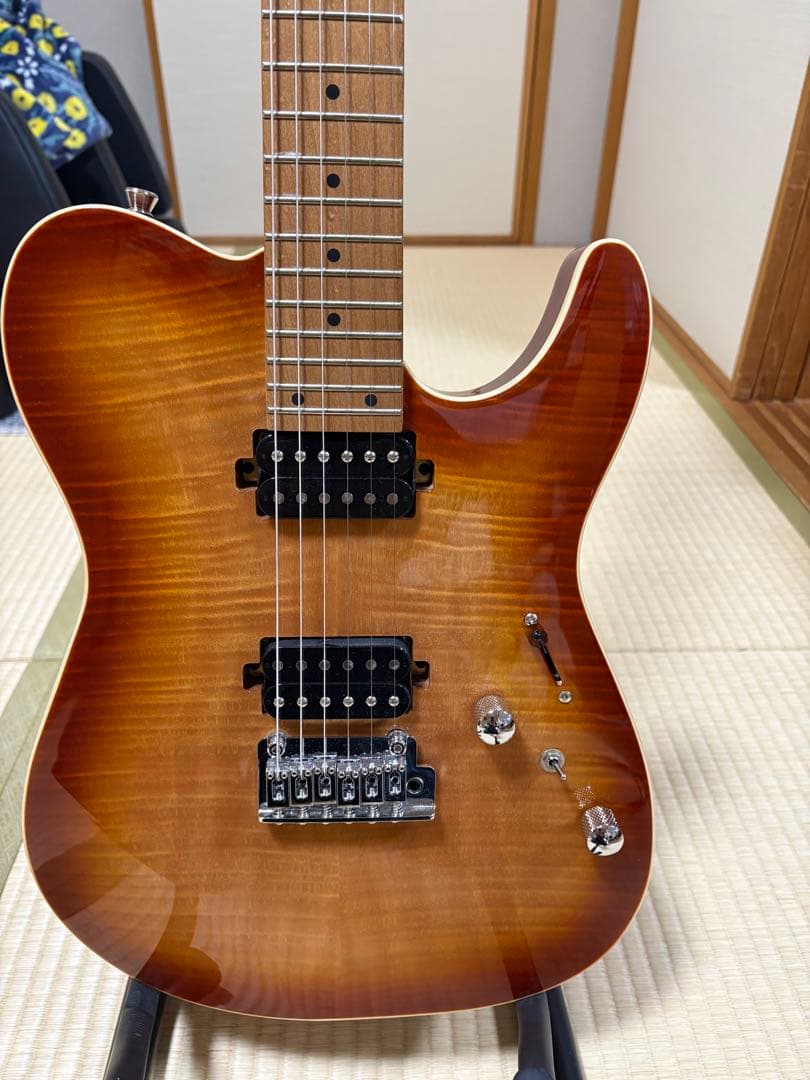 ギター bacchus TAC24 FMH-RSM/M N-BR-B