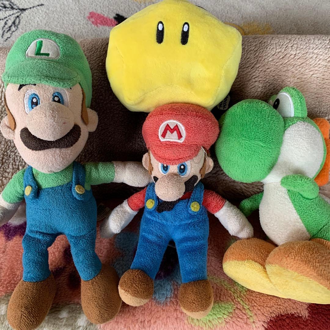 マリオ・ルイージ・ヨッシー ぬいぐるみセット