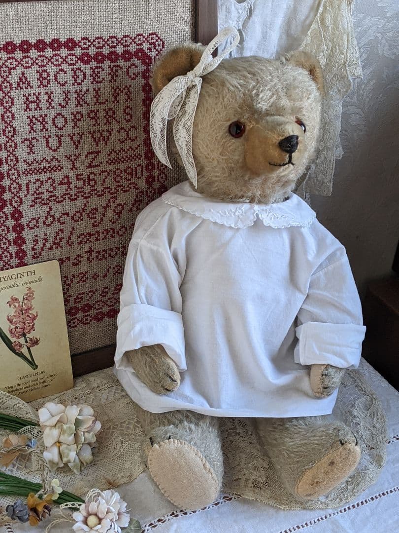 【t】アンティークベア　アンティークテディベア　ハーマン