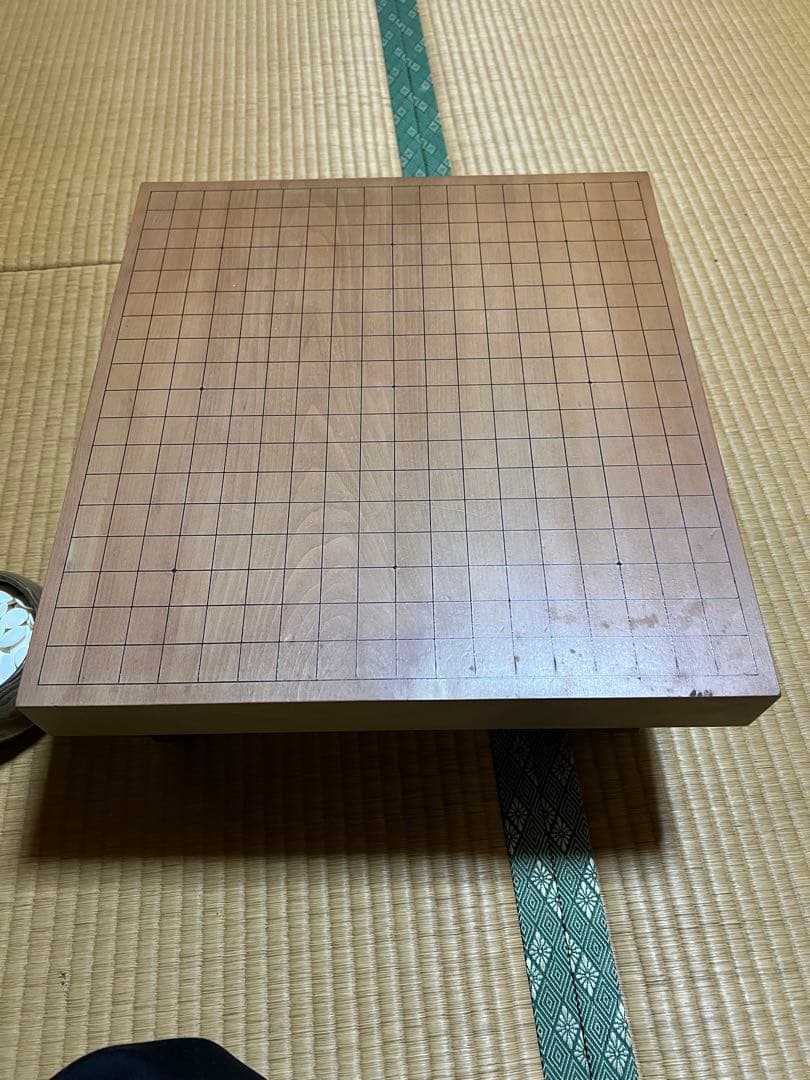木製19路盤と碁石セット