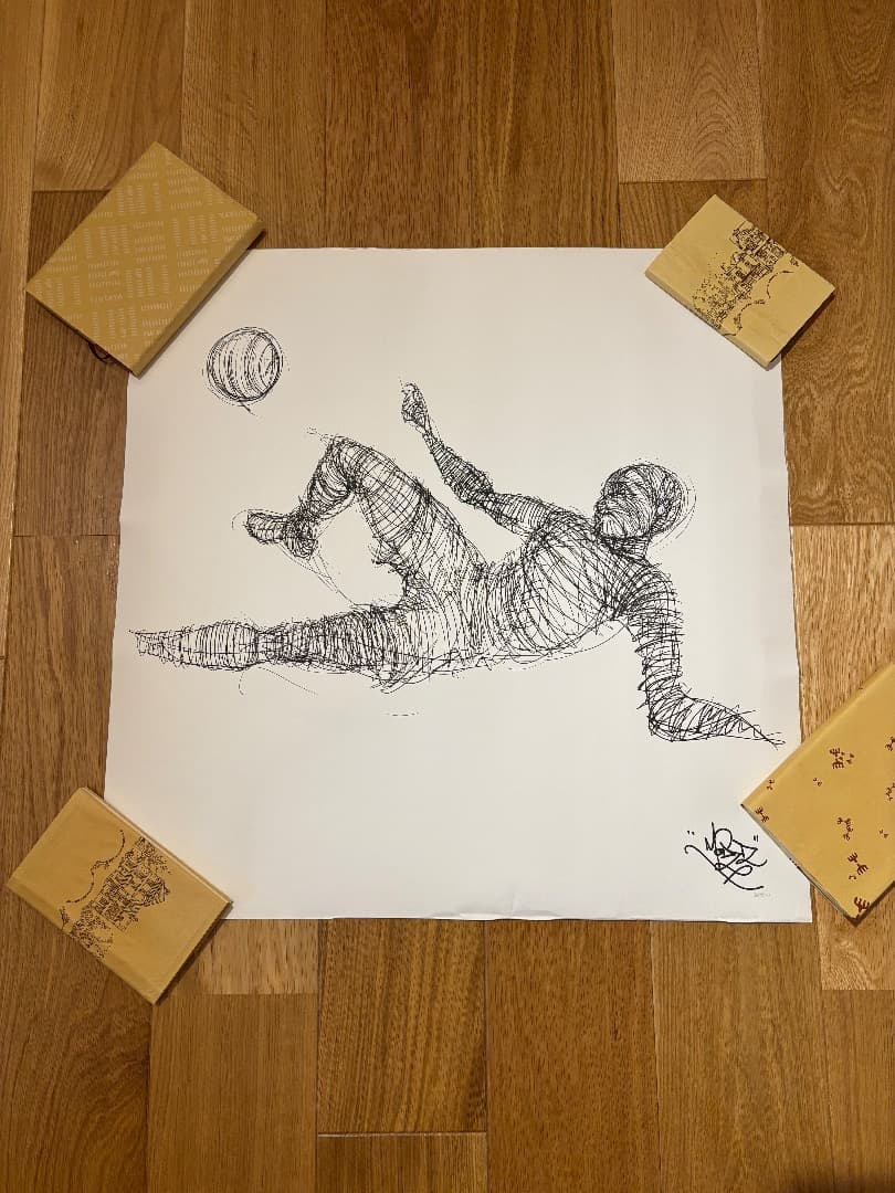 ナイキ プロモーション用 グラフィティー シルクスクリーンプリント作品