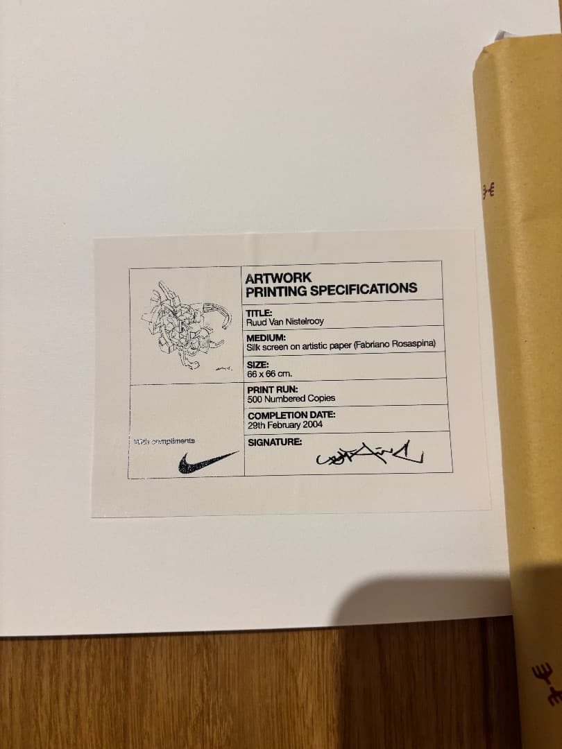 ナイキ プロモーション用 グラフィティー シルクスクリーンプリント作品