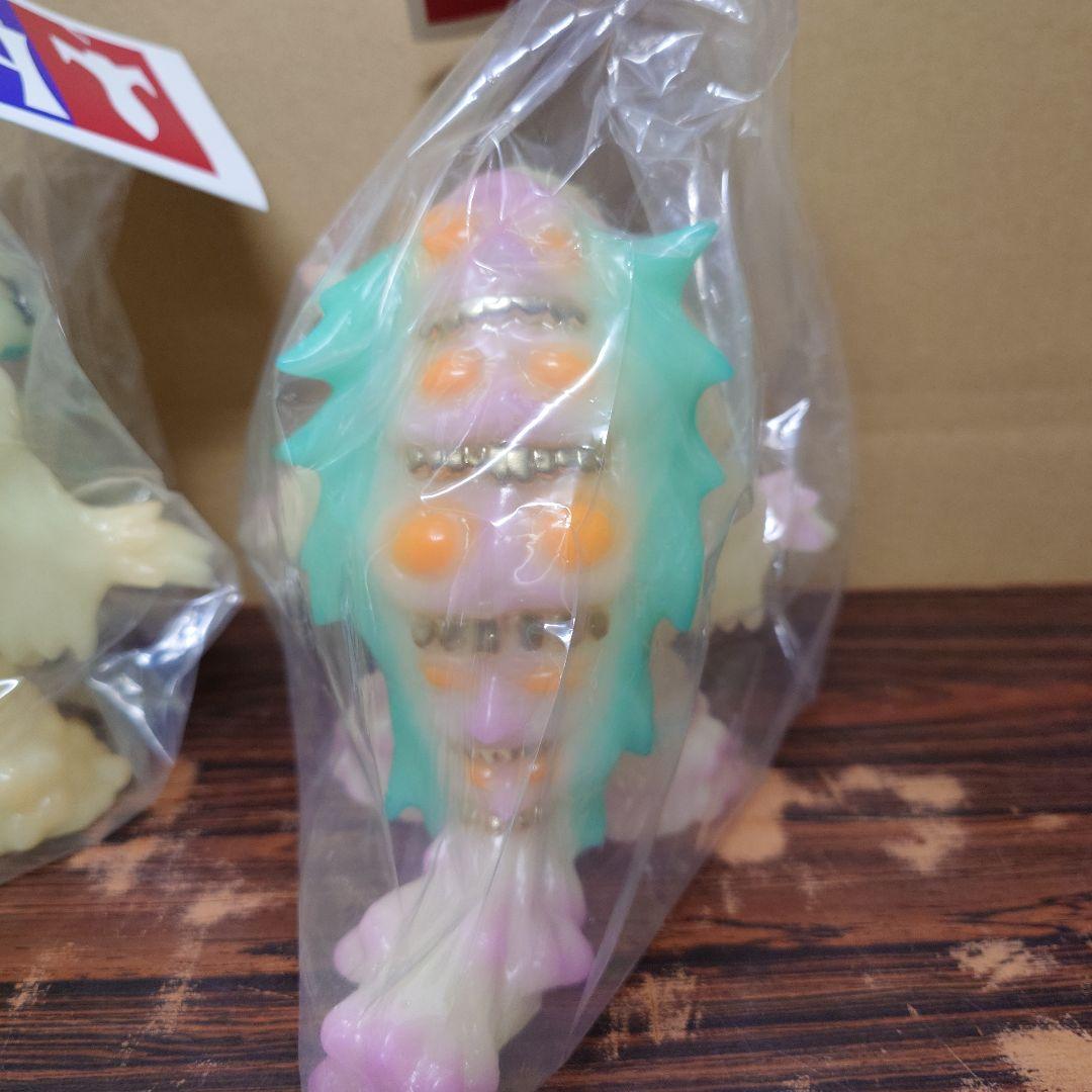 ドリームロケット　マーノン　妖怪怪獣　ソフビ　スーパー蓄光　3体セット