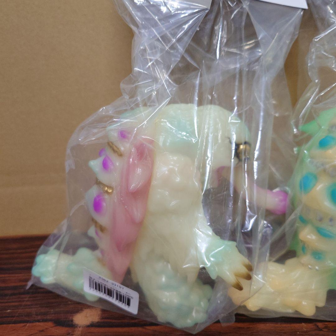 ドリームロケット　マーノン　妖怪怪獣　ソフビ　スーパー蓄光　3体セット