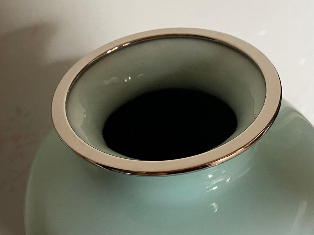 ♦安藤七宝 菊花文様 瓶 壺 花瓶 七宝焼 美術品 工芸品 コレクション 骨董品