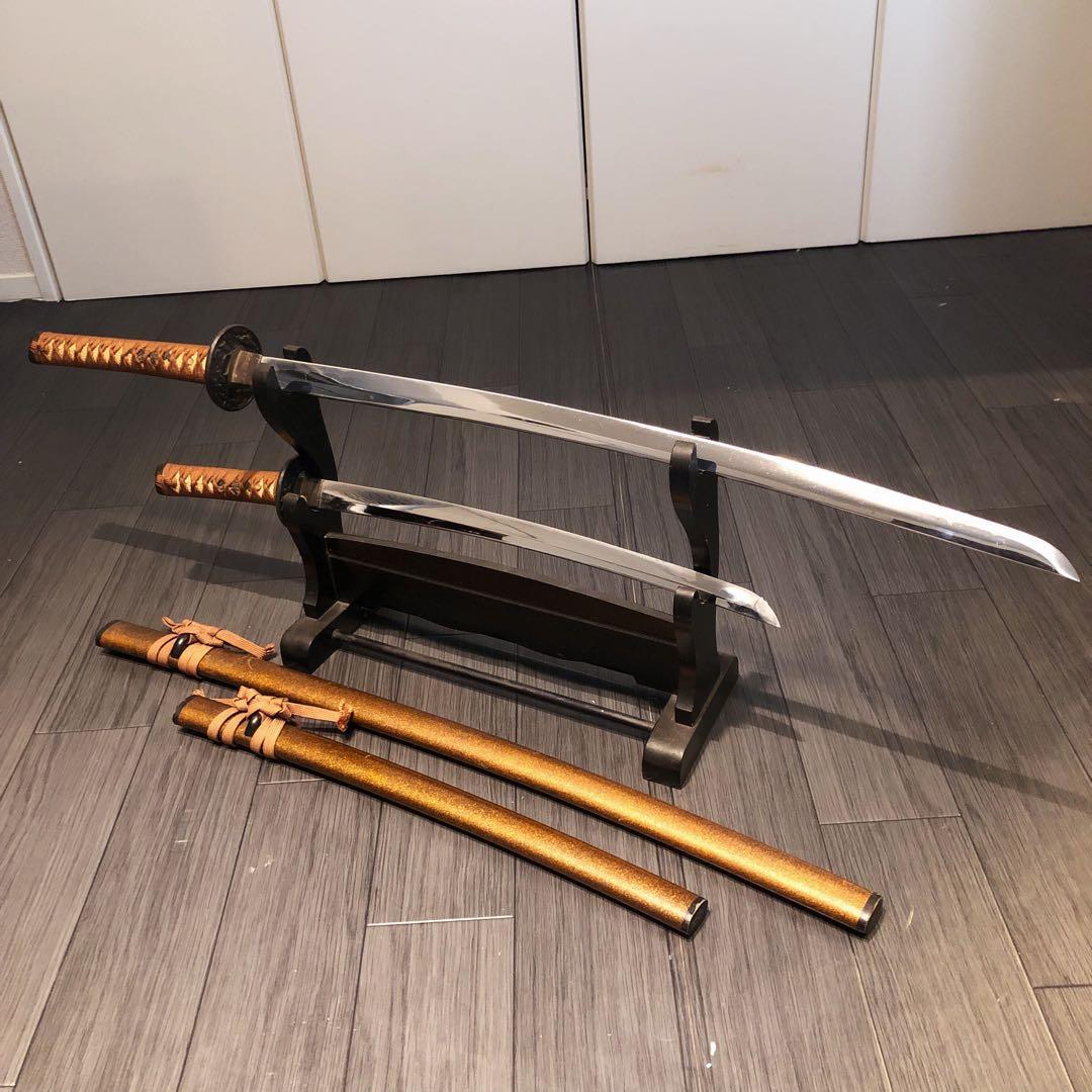 模造刀　茶拵え　大小2本セット 太刀　脇差