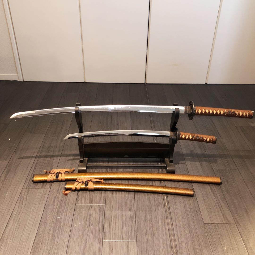 模造刀　茶拵え　大小2本セット 太刀　脇差